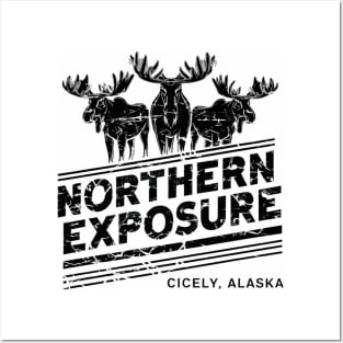 Northern Exposure distressed effect Posters and Art